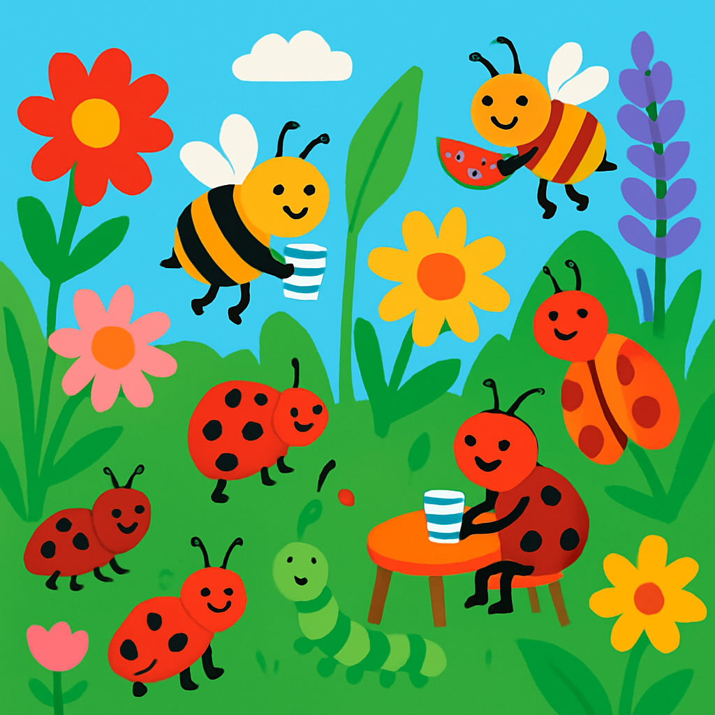 Buzzy Bee Garden Party Paint By Numbers Kits