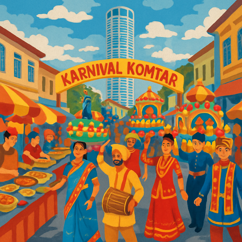 Karnival Komtar Painting Number Kit
