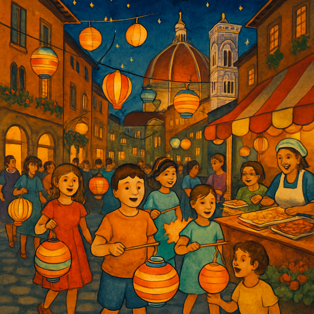 Festa Della Rificolona Painting Number Kit