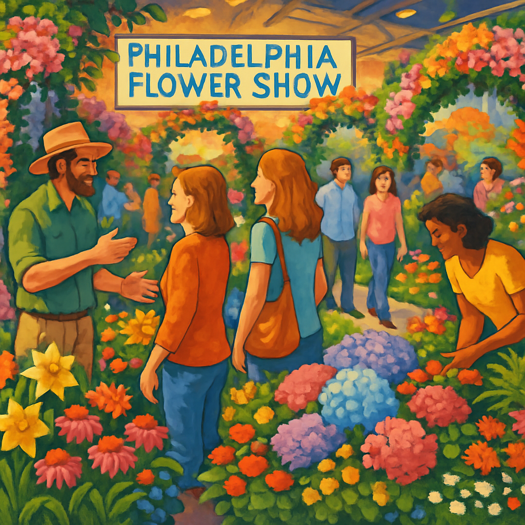 Philadelphia Flower Show Painting Number Kit