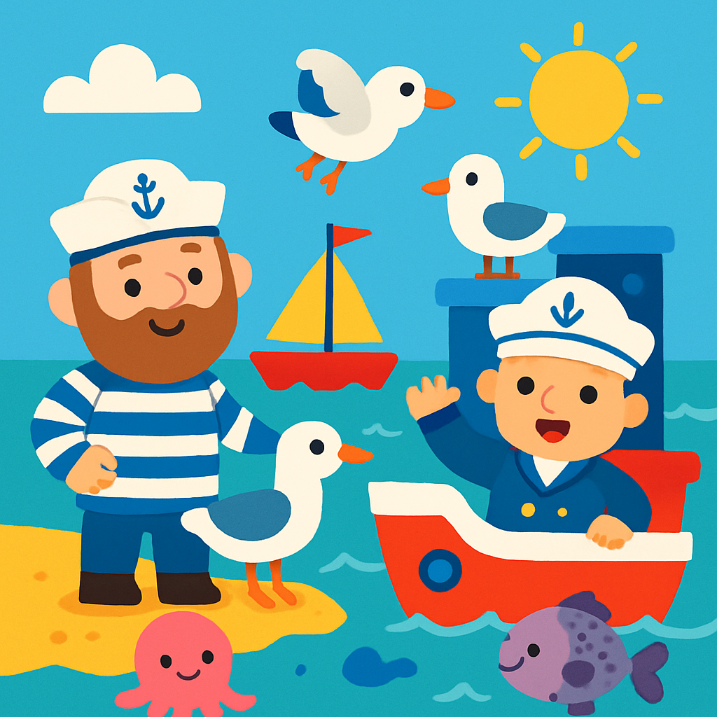 Seaside Adventure Crew Paint By Numbers