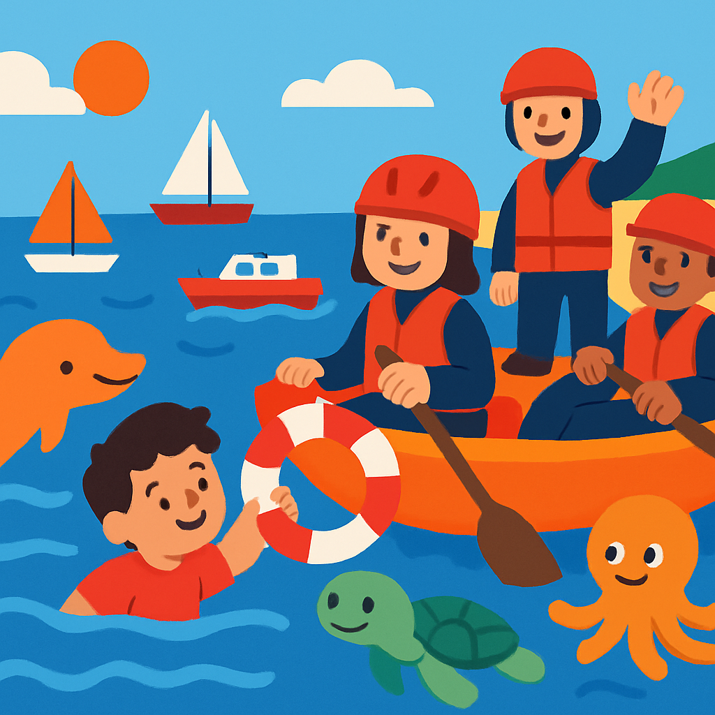 Seaside Rescue Mission Paint By Numbers
