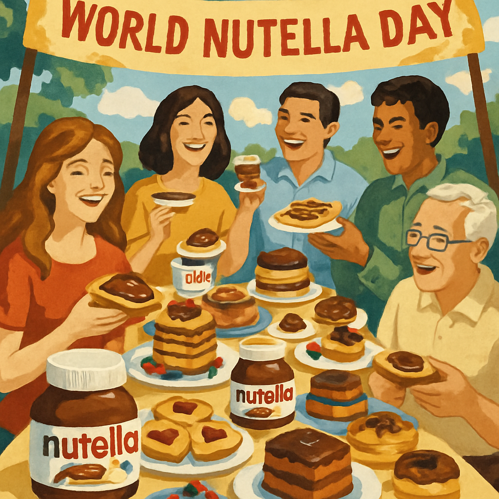 World Nutella Day Painting Number Kit
