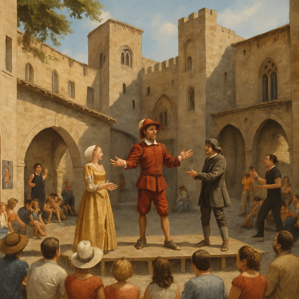 Festival D'Avignon - Avignon, France Painting By Numbers Kit