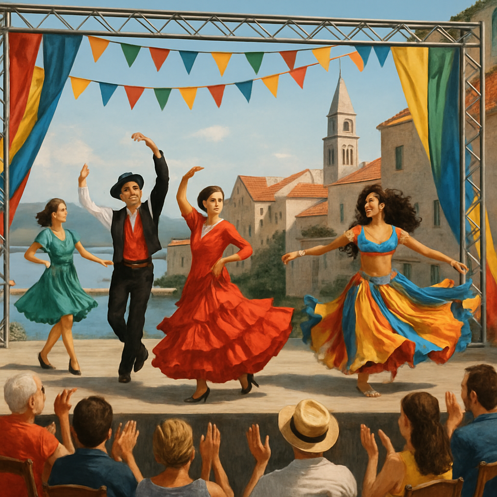 International Festival Of Dance - Croatia Paint By Numbers Kits