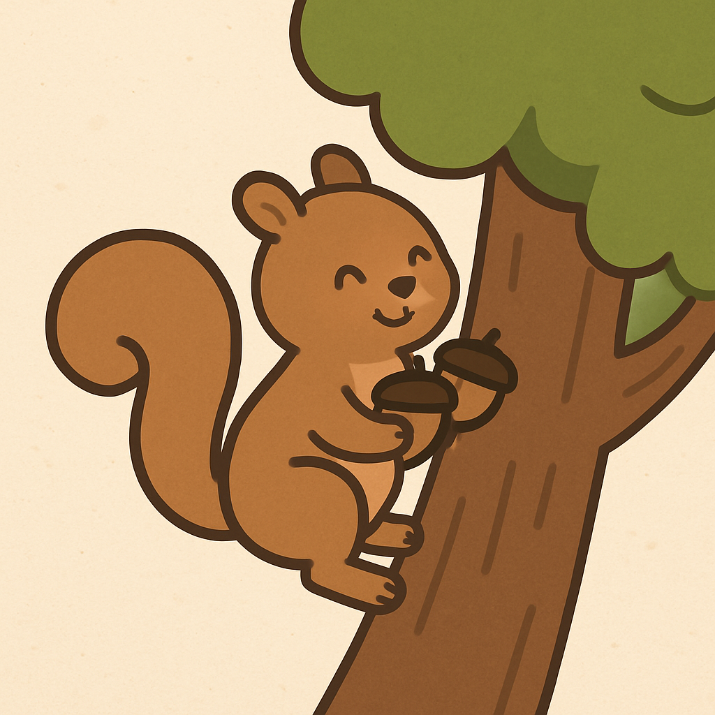 Clever Squirrel’s Nutty Quest Paint By Numbers Kits