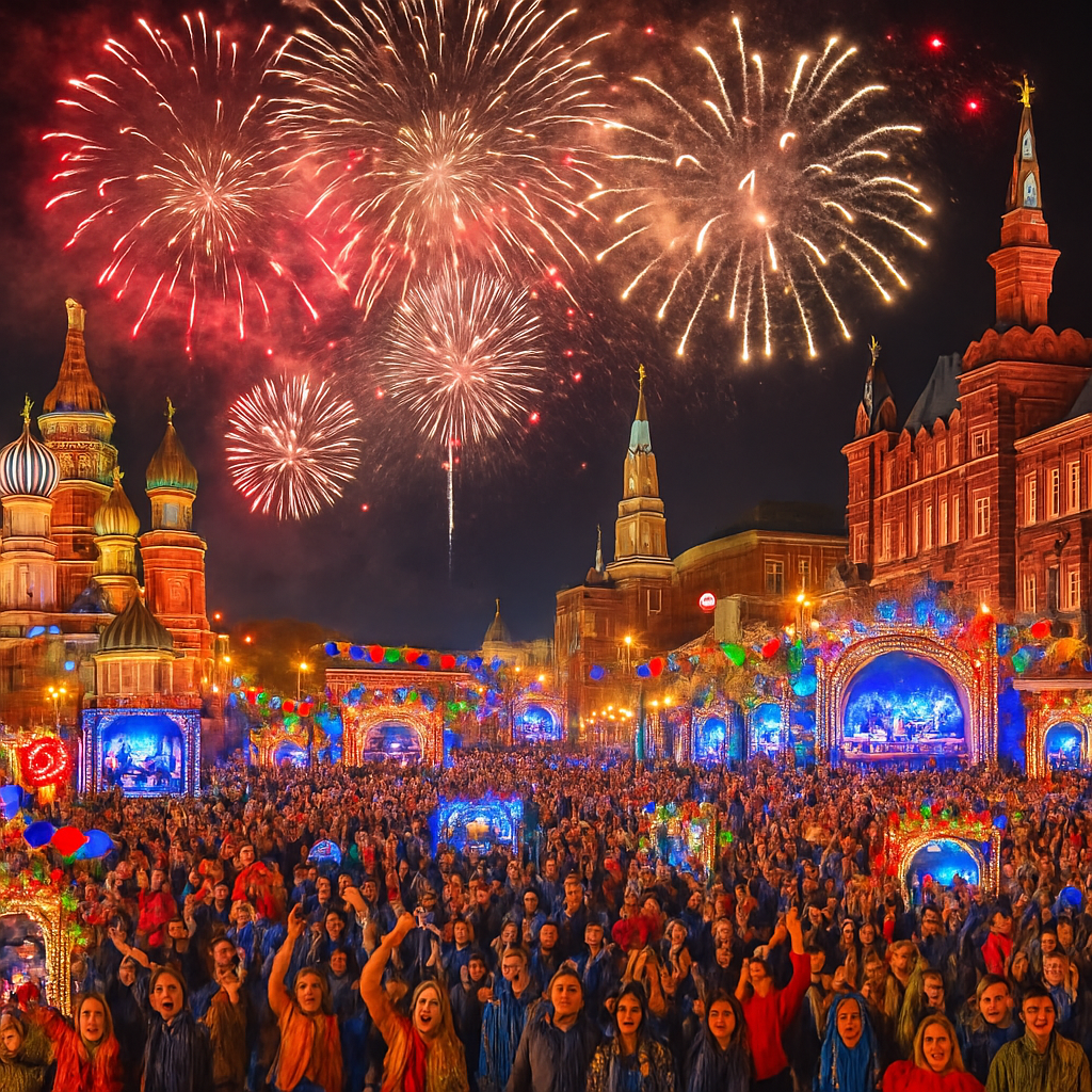 Moscow City Day - Russia Paint By Numbers Kits