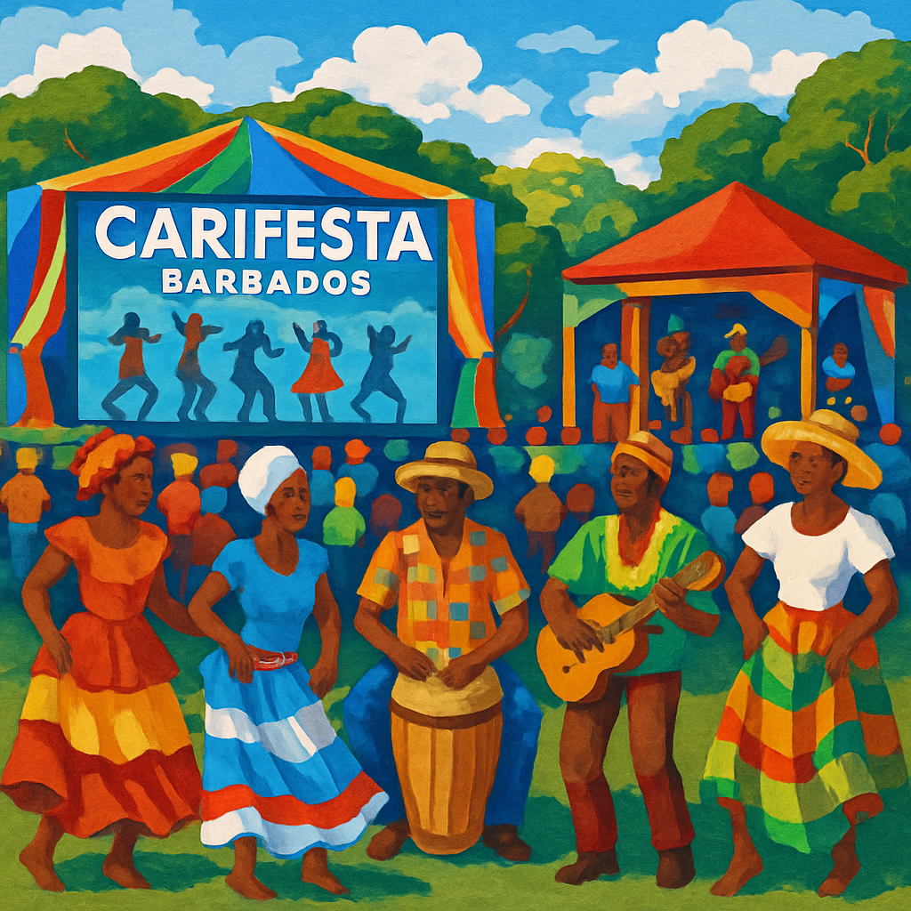 Caribbean Festival Of Arts - Barbados Paint By Color