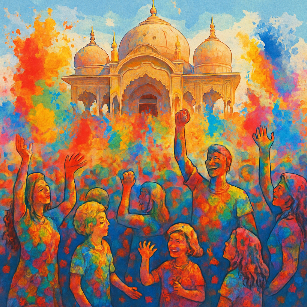Spring Festival Of Colours - USA Paint By Color