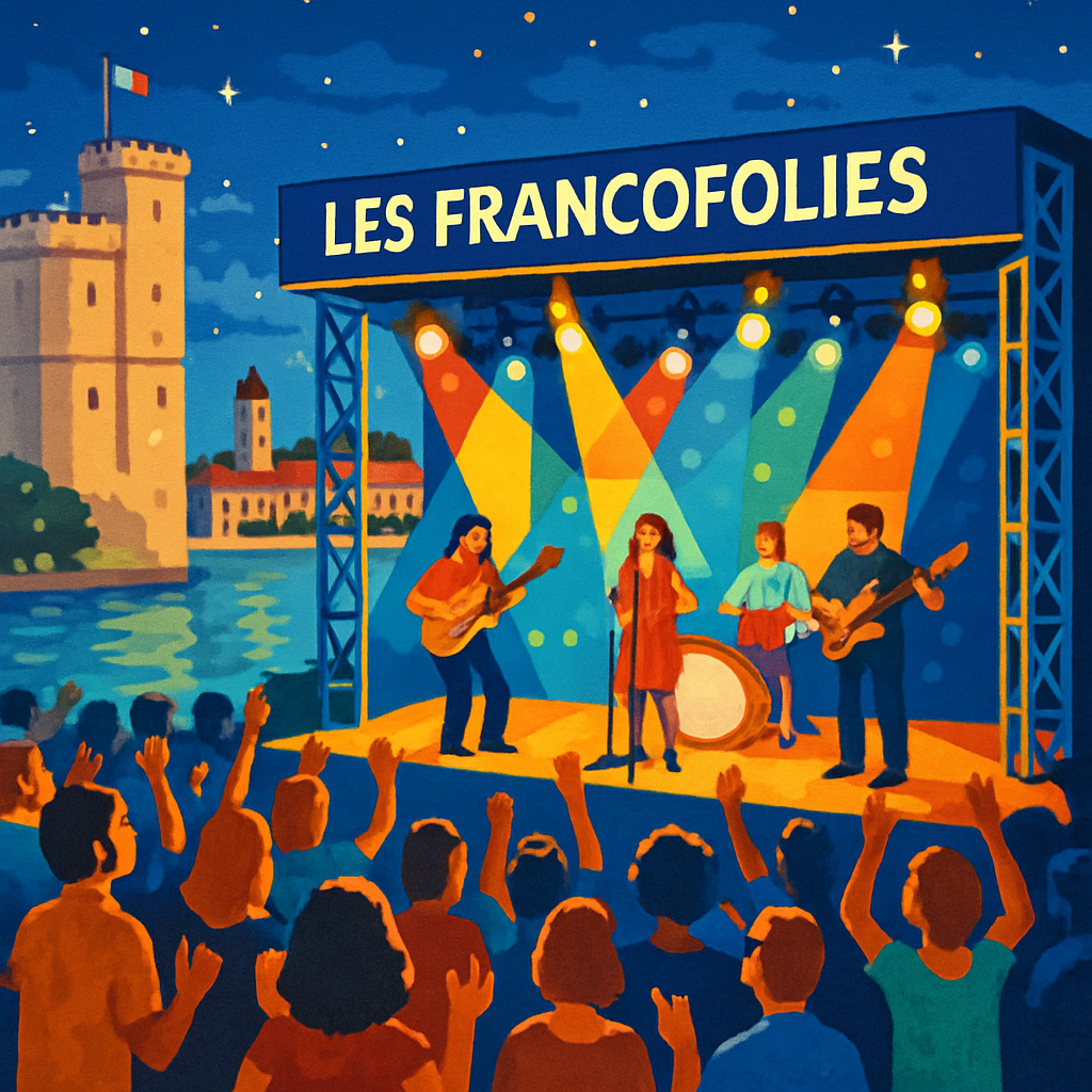Les Francofolies - France Paint By Color