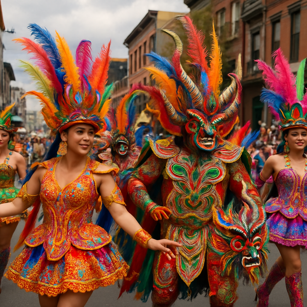 Carnival De Oruro - Bolivia Painting By Numbers Kit