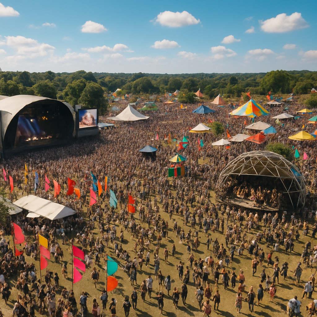 Bonnaroo Music & Arts Festival - Manchester Painting By Numbers Kit