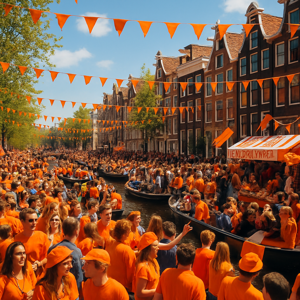 King's Day Celebration - Netherlands DIY Paint By Numbers