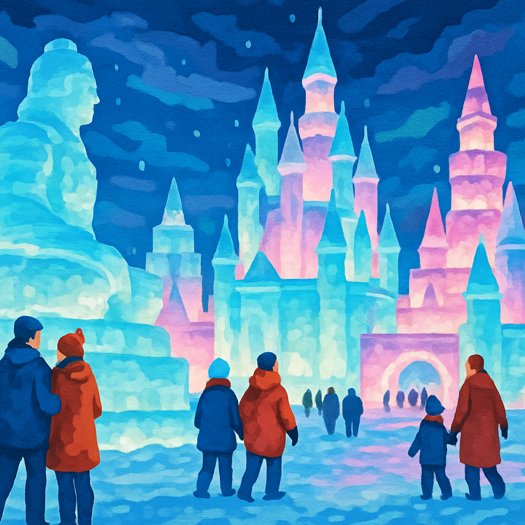 Snow & Ice Festival - China Number Painting