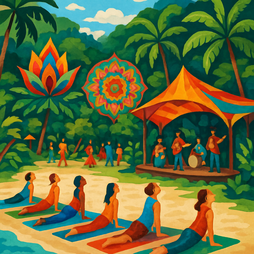 The Envision Festival - Costa Rica Number Painting