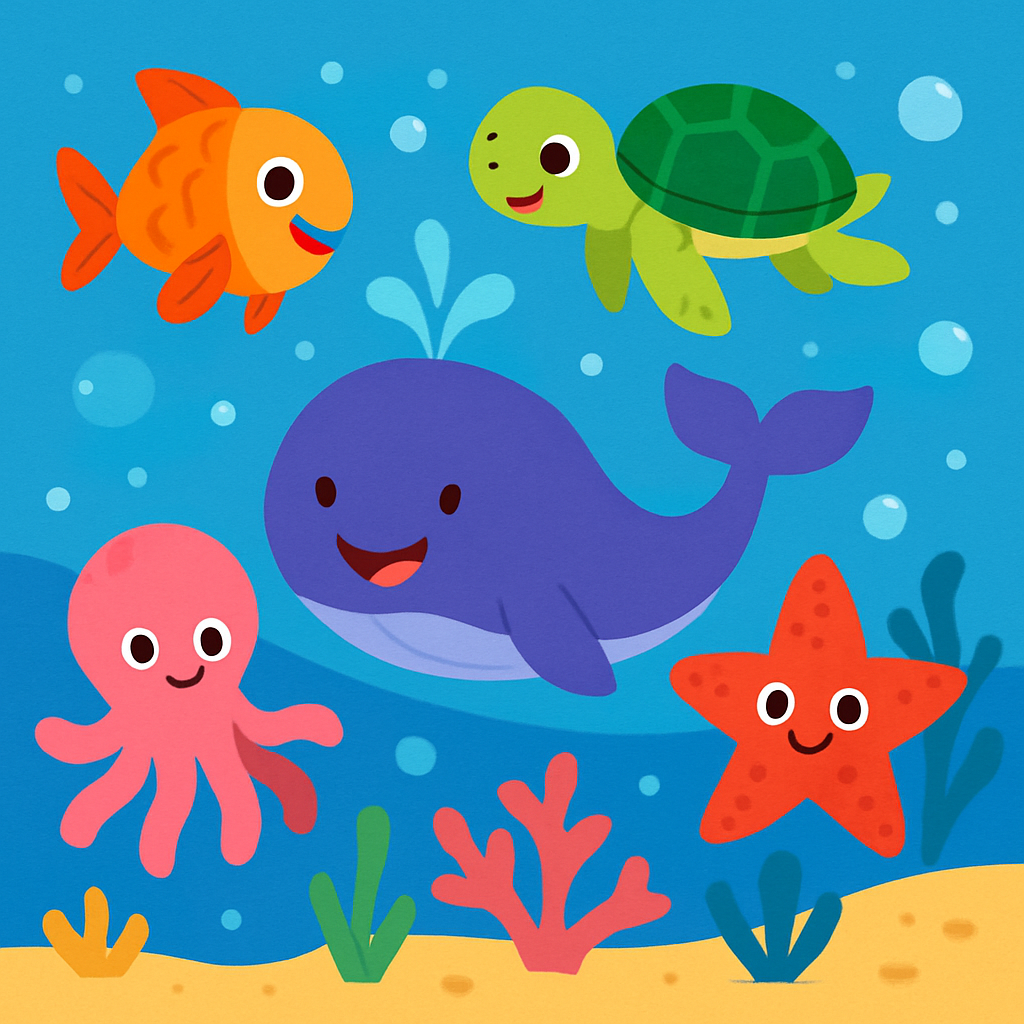 Creative Ocean Adventure Number Painting