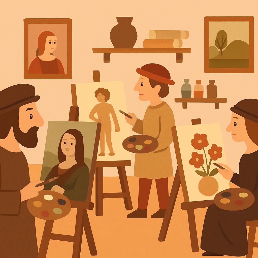 Renaissance Art Studio Paint By Numbers