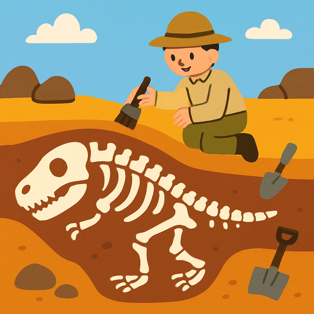 Fossil Hunter's Quest Paint By Numbers