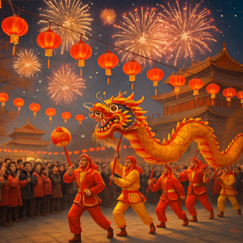Lunar New Year Festival - Beijing, China Paint By Number