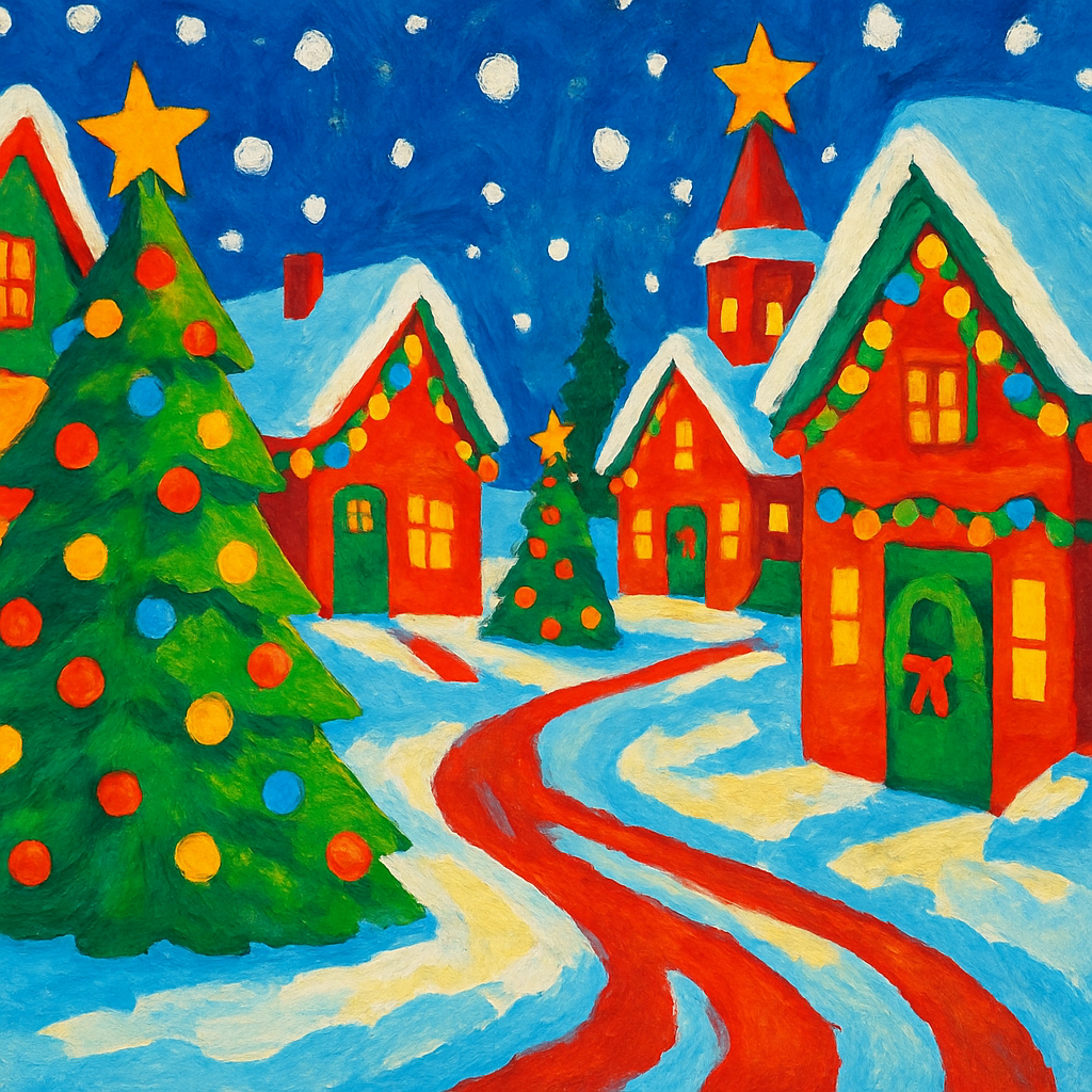 Christmas Magic Eve Painting By Numbers Kit