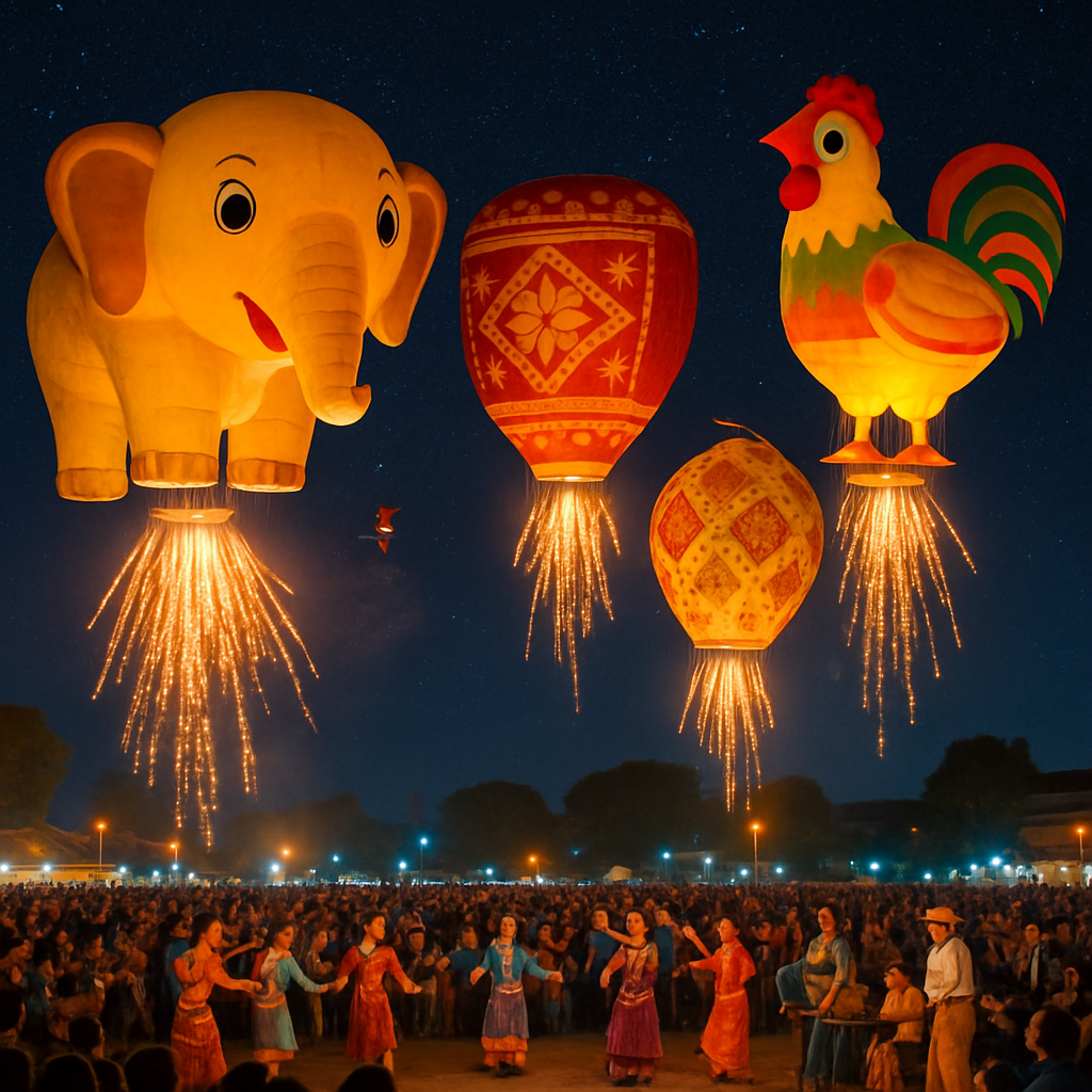 Balloon Fiesta - Taunggyi, Myanmar Paint By Number