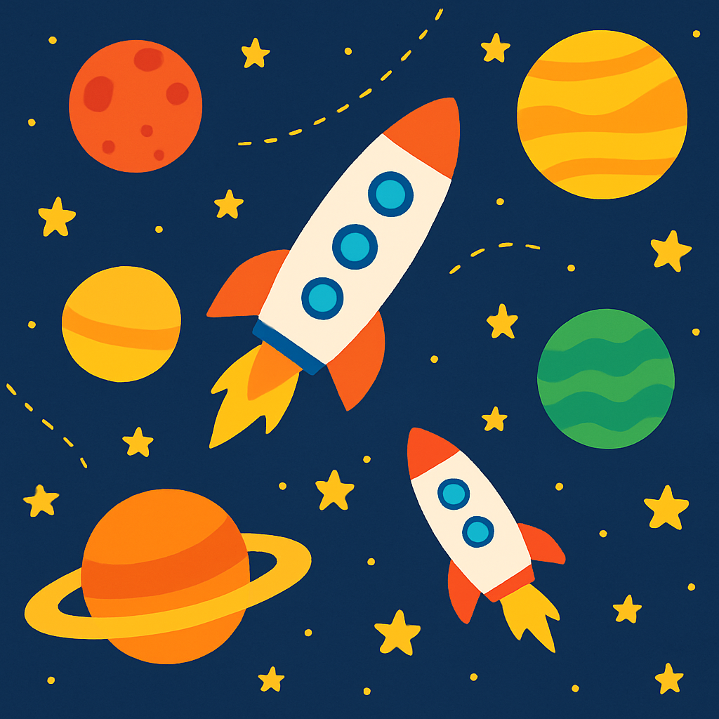 Space Explorers Galaxy Numbered Painting Kits