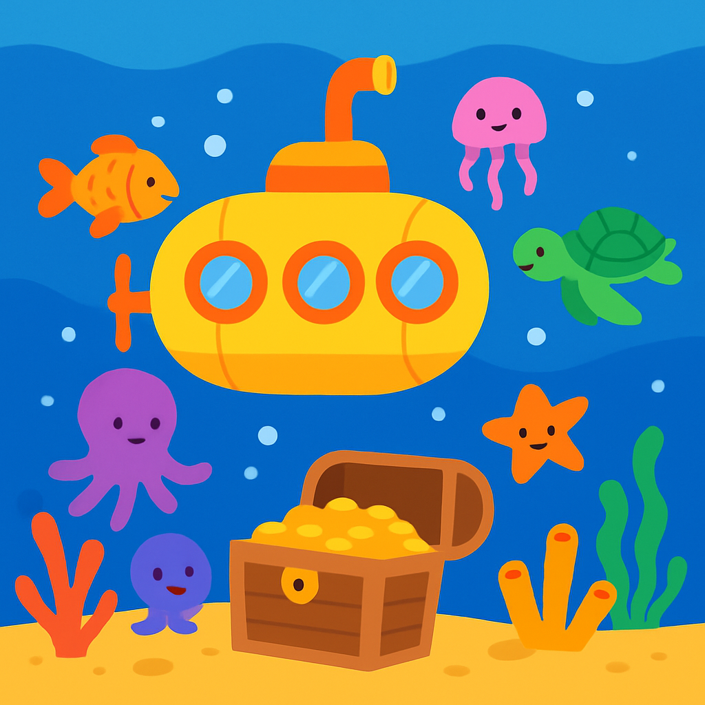 Ocean Explorer Challenge Numbered Painting Kits