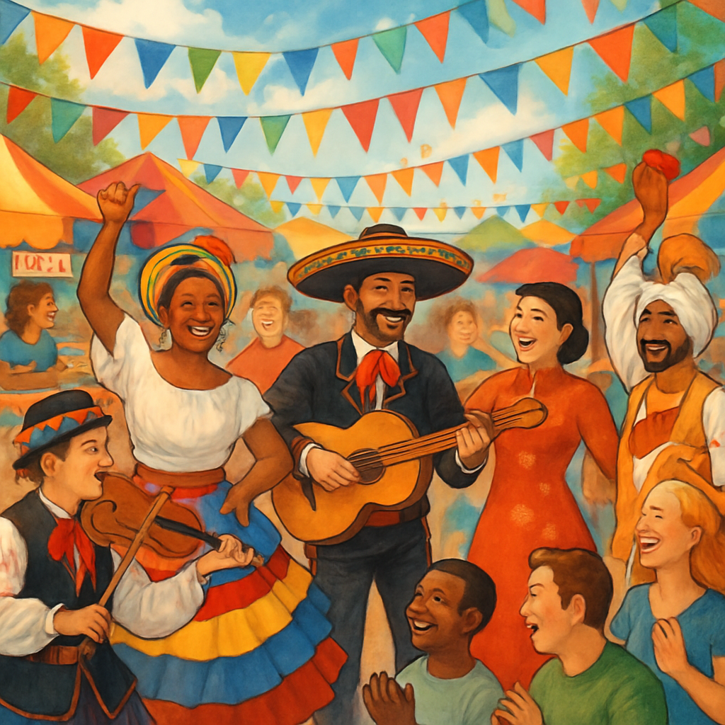 World Cultural Festival Painting By Numbers Kit