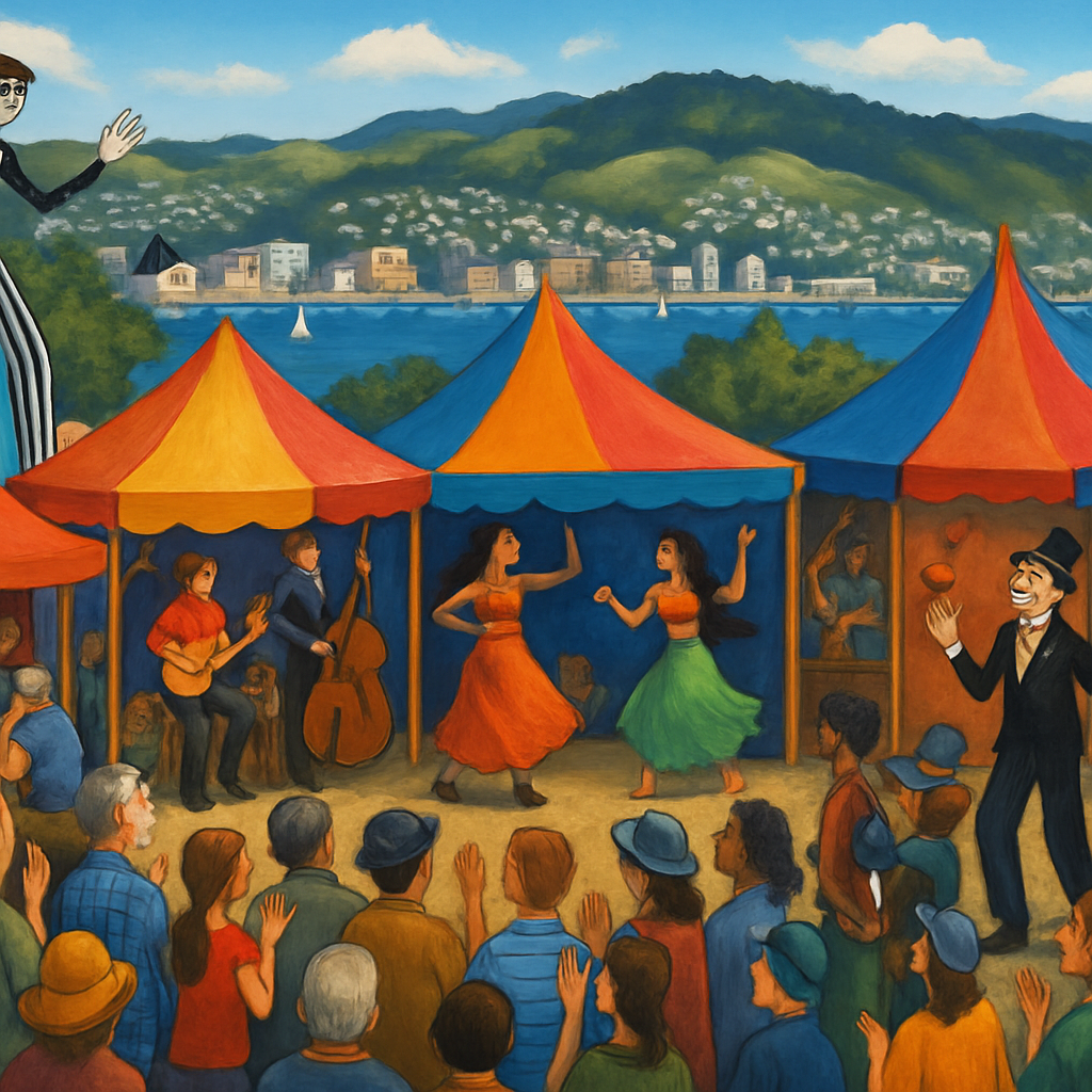 New Zealand Festival - New Zealand Paint By Number