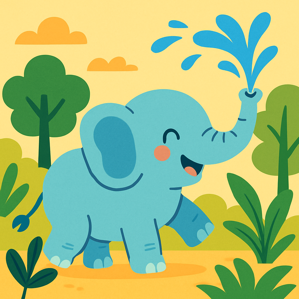 Happy Jungle Creatures Paint By Number