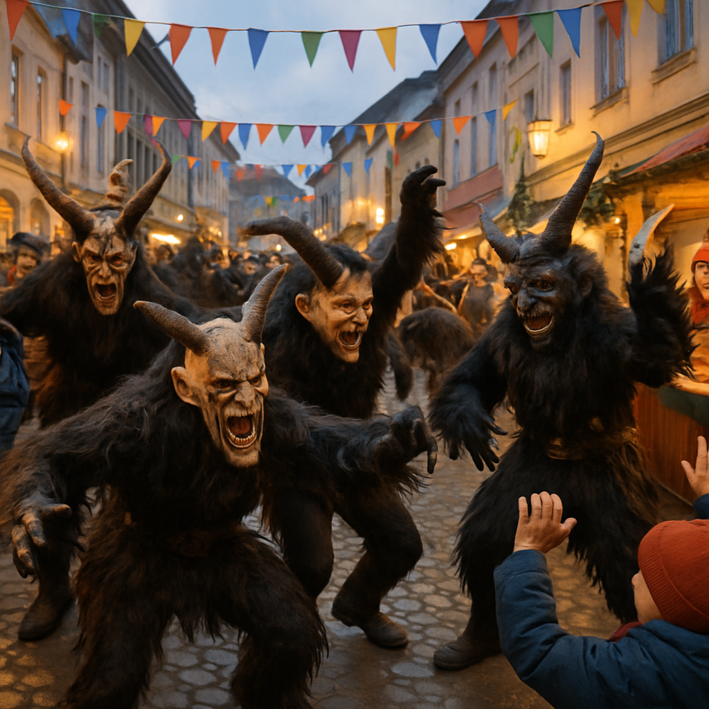 Krampus Run - Austria Paint By Numbers Kits