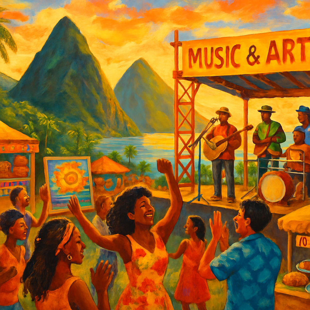 St. Lucia Jazz & Arts Festival - St. Lucia Paint By Numbers Kits