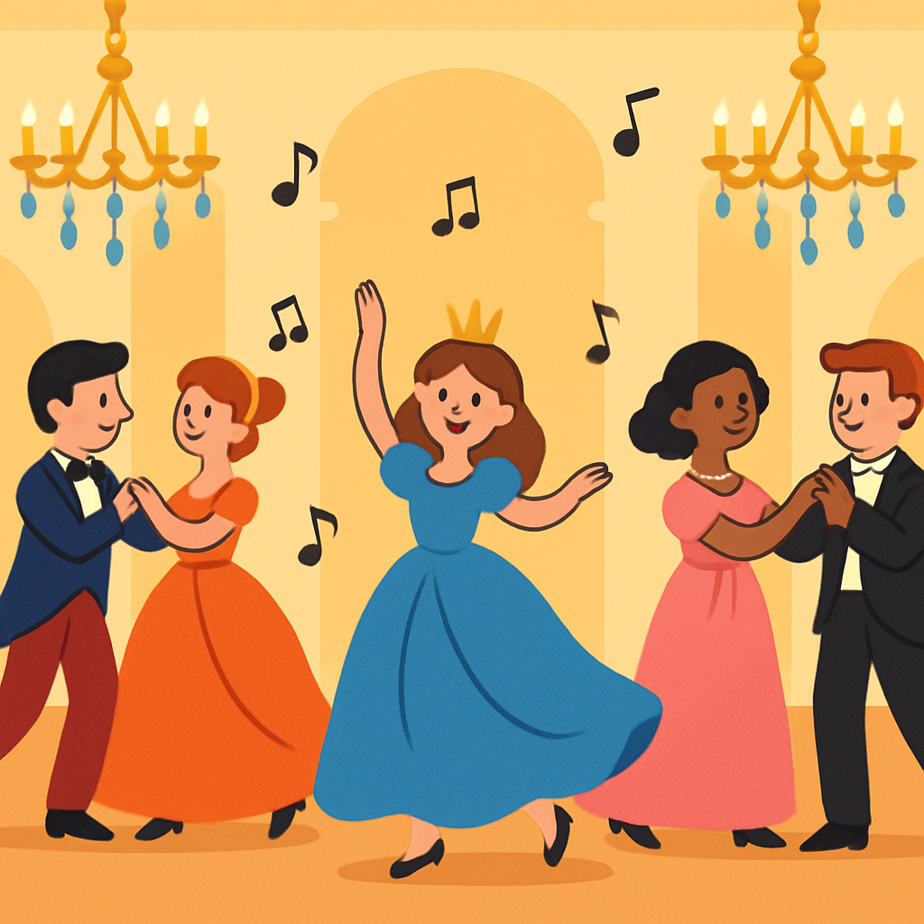 Royal Ballroom Celebration Paint By Numbers