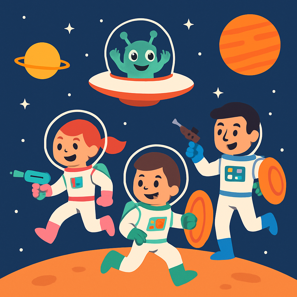 Intergalactic Adventure Team Paint By Numbers