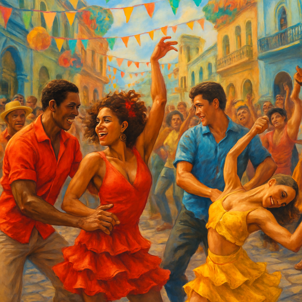 Festival Internacional De La Salsa - Cuba Painting By Numbers Kit