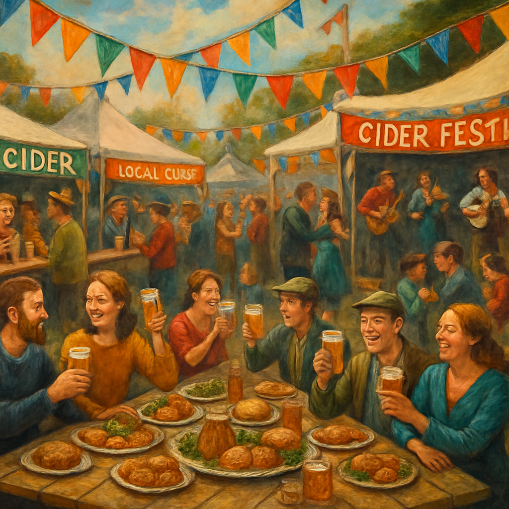 Famous Cider Festival - United Kingdom Painting By Numbers Kit