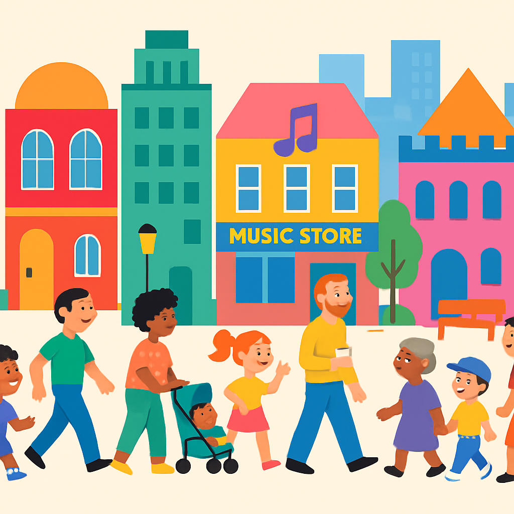 Fantastic Cityscape Painting Number Kit