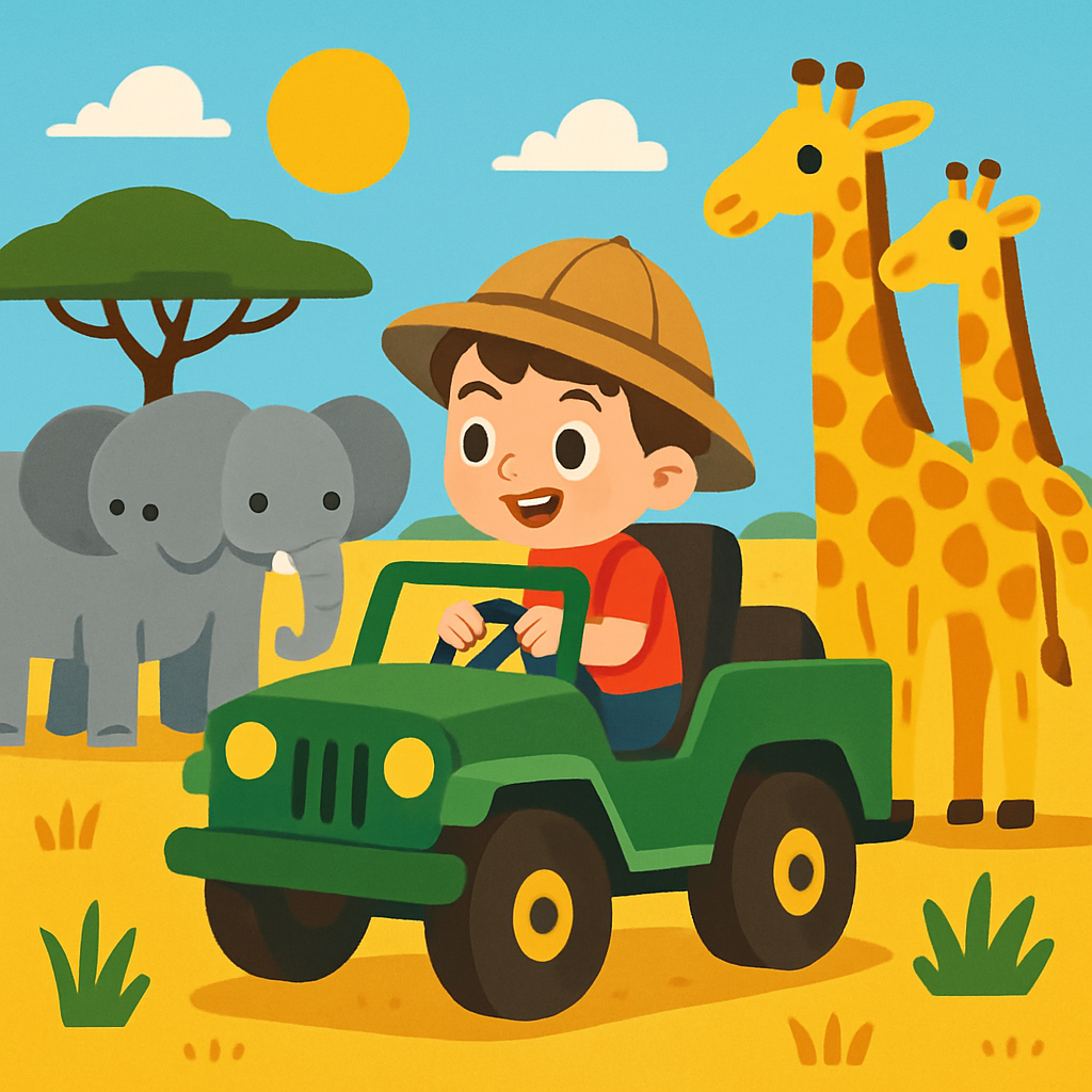 Safari Of The Savanna Paint By Numbers Art