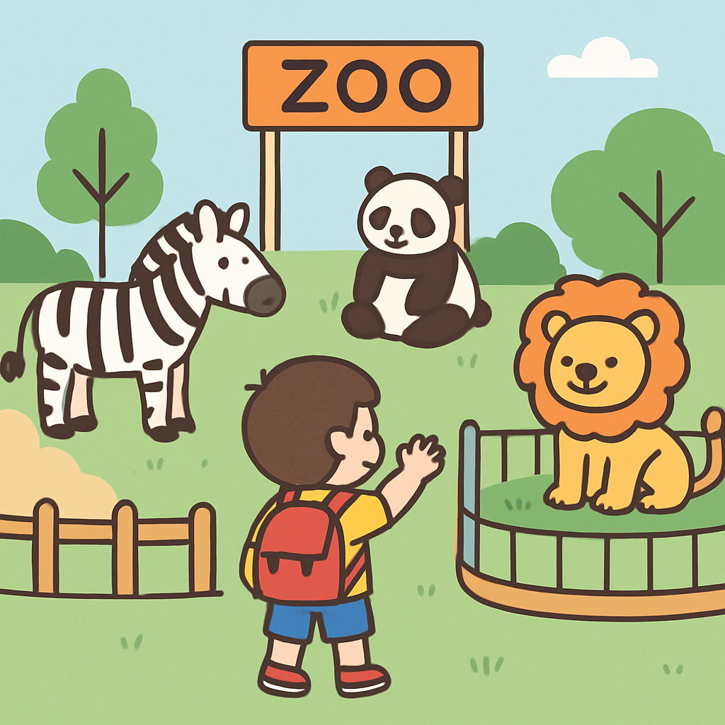 Zoo Adventure Exploration Paint By Numbers Art