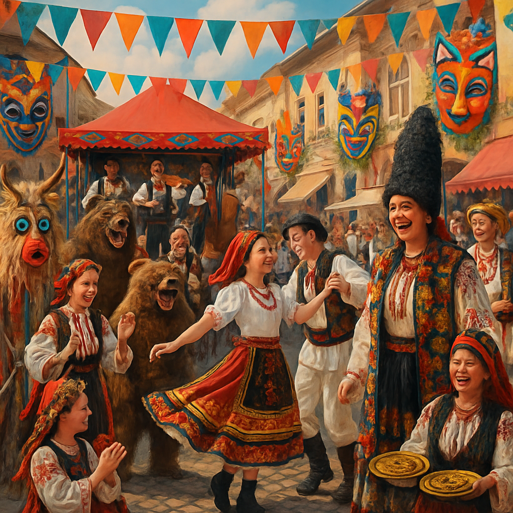 Carnival Of Blaj - Romania DIY Paint By Numbers