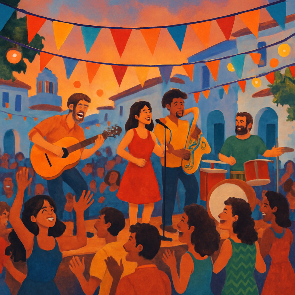 Wandering Music Festival - Greece DIY Paint By Numbers