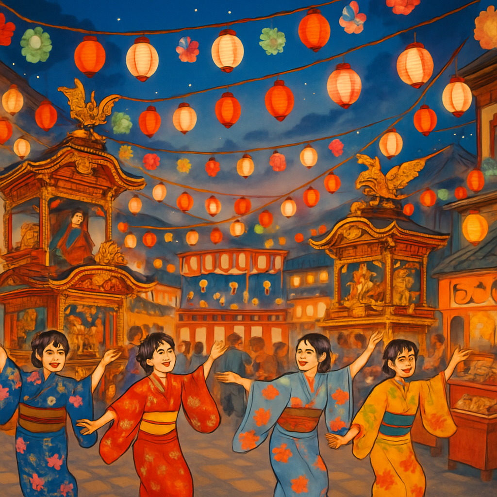 Jubilant Japanese Festival - Japan DIY Paint By Numbers