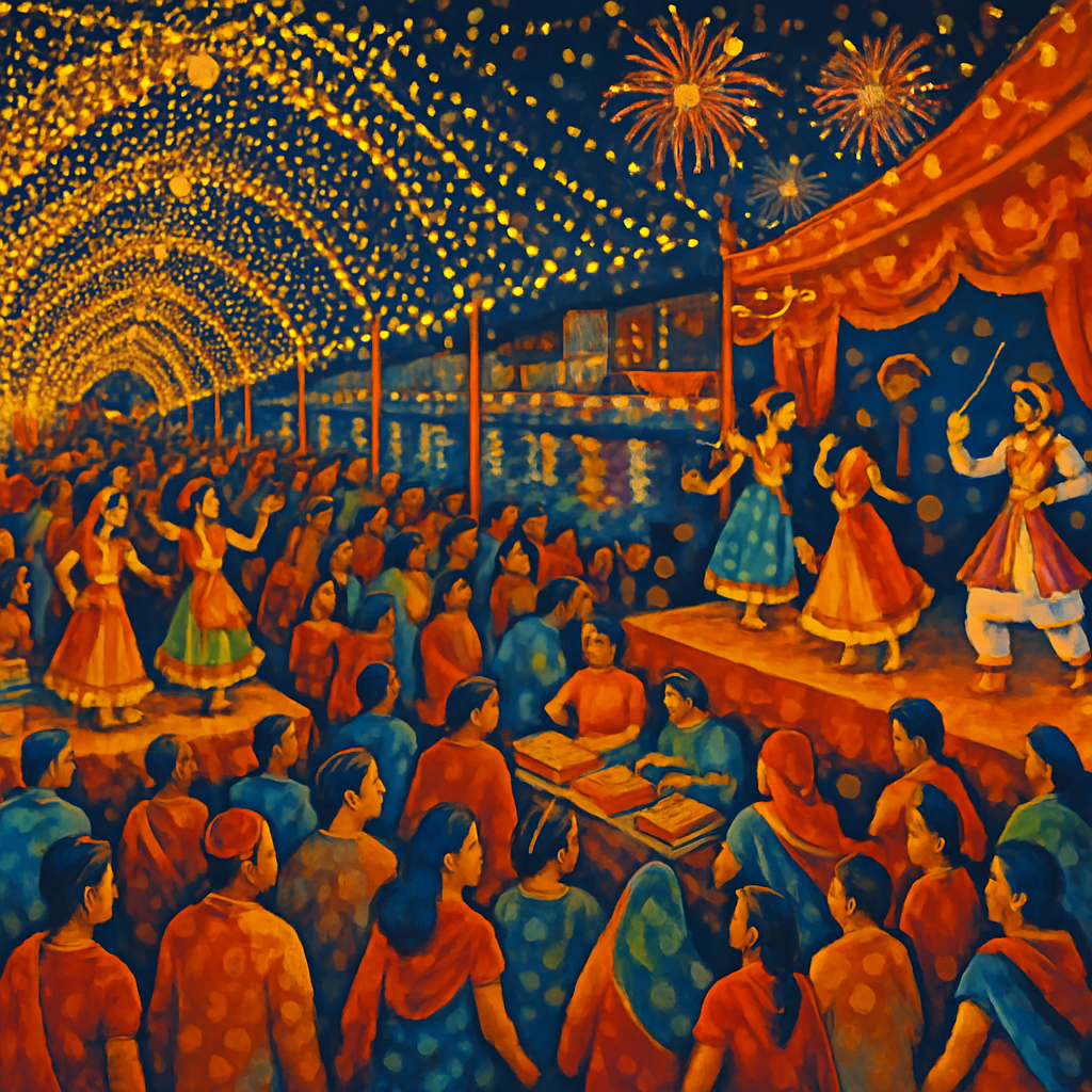 Diwali Light Festival - UK Paint By Numbers