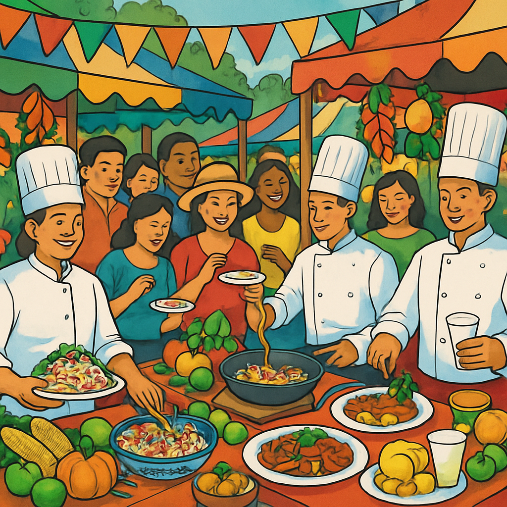 Lima Gastronomy Festival - Peru Painting By Numbers Kit