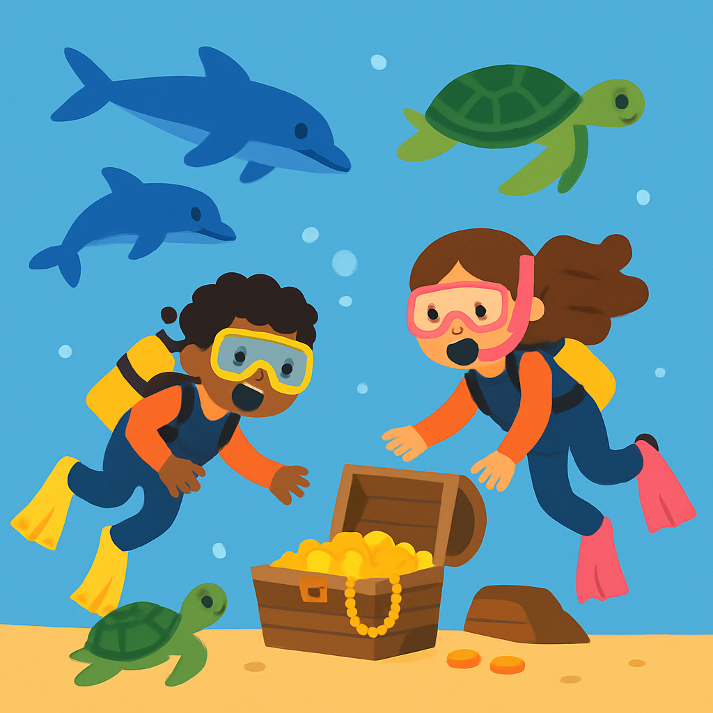 Underwater Treasure Expedition Painting By Numbers Kit