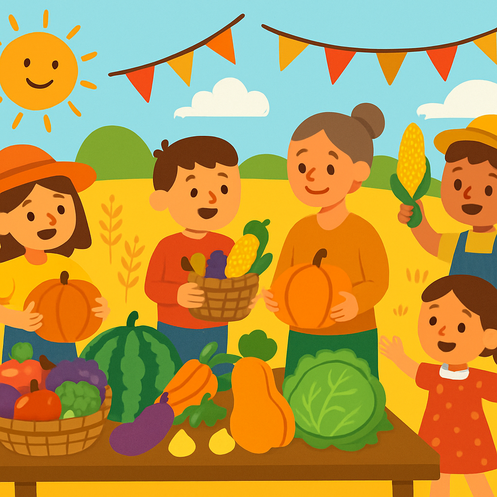 Glorious Harvest Festival Painting By Numbers Kit