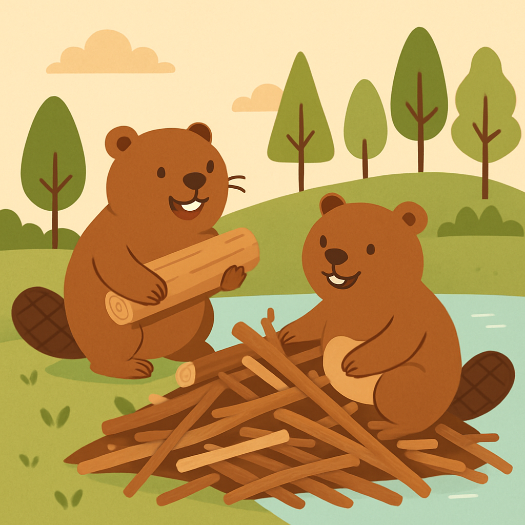 Brilliant Beavers Numbered Painting Kits