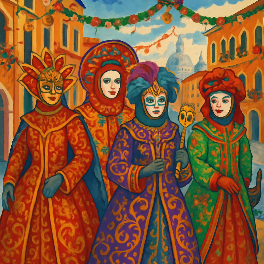 The Venice Carnival - Venice Paint By Numbers