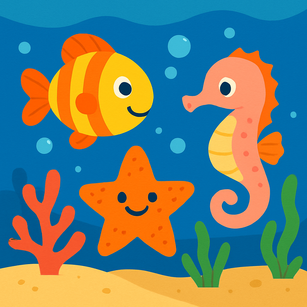 Underwater Ocean Wonders Paint By Number