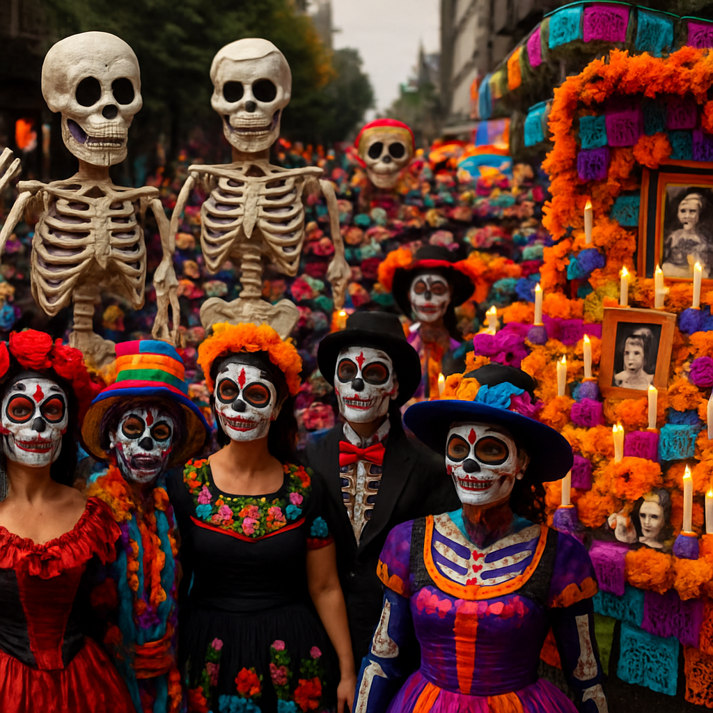 Día De Muertos - Mexico City Paint By Number